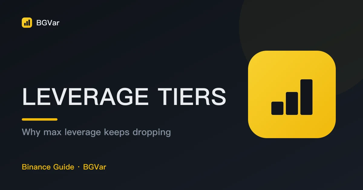 Binance Leverage Tiers: Why Max Leverage Drops as Your Position Grows